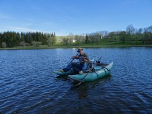 Stage réservoir et rivière en Auvergne, guide de pêche à la mouche franck coudière